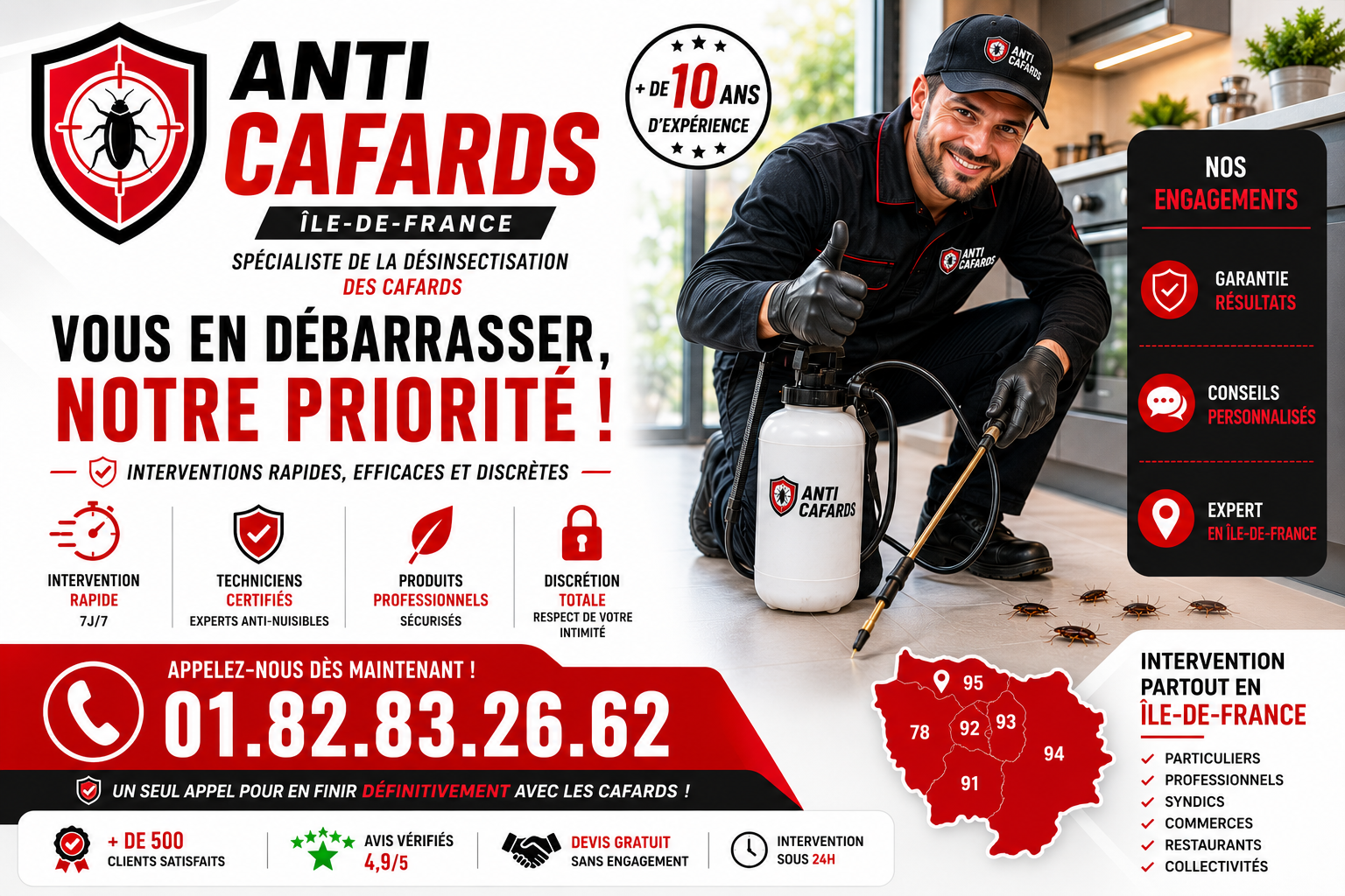 Cafards Boulogne Billancourt